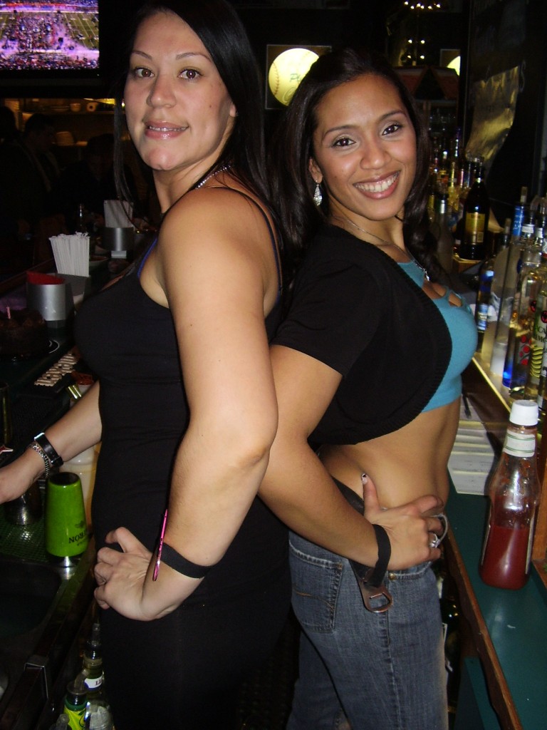 Birthday girls Lissette Santiago (left) and Ana Vargas