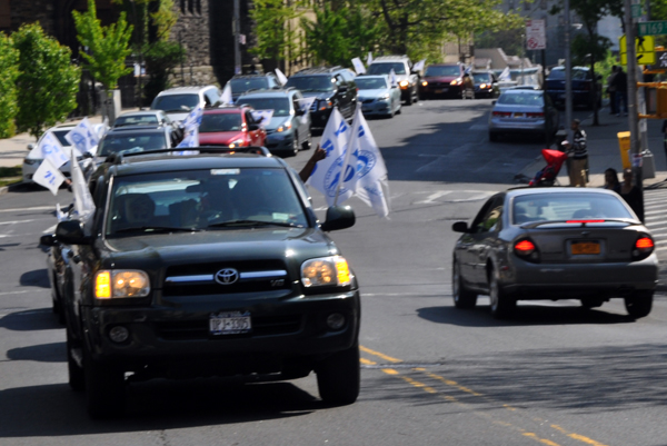 The PRD Bronx Caravan on West 169th Street and Ogden Avenue