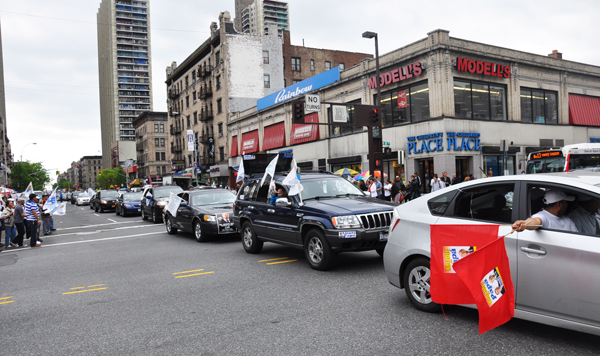 PRD Caravan at 181st St. and St. Nicholas Ave.