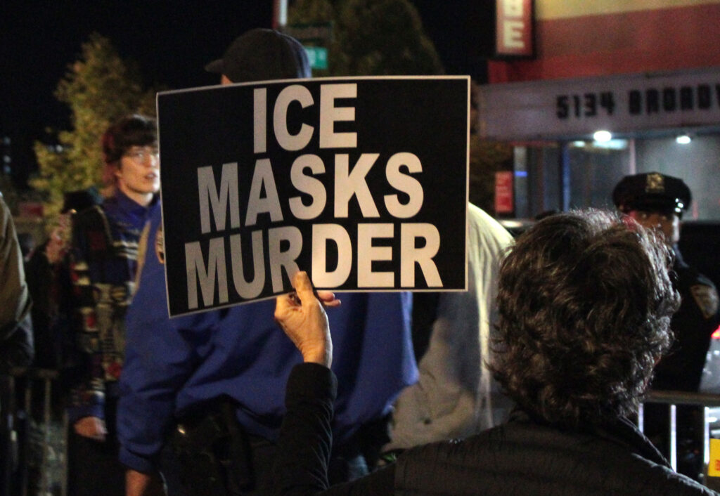 ICE masks murder