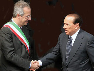 Walter Veltroni and Silvo Berlusconi