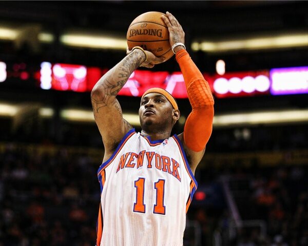 Carmelo Anthony in Knicks Uniform