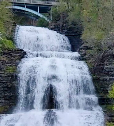 waterfalls in upstate New York